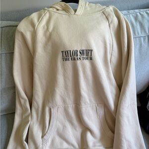 Taylor Swift The Eras Tour Beige Hoodie